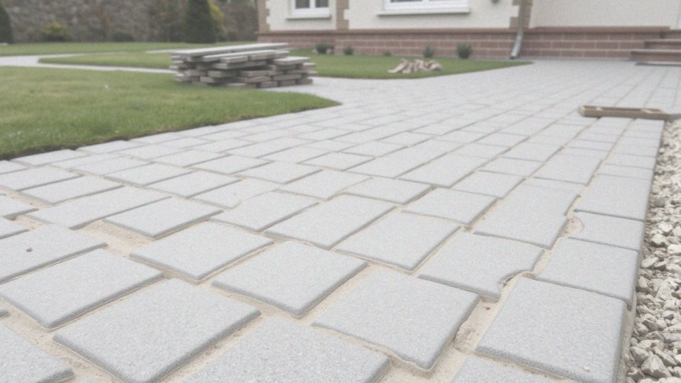 Jak układać płytę ażurową 6 cm?