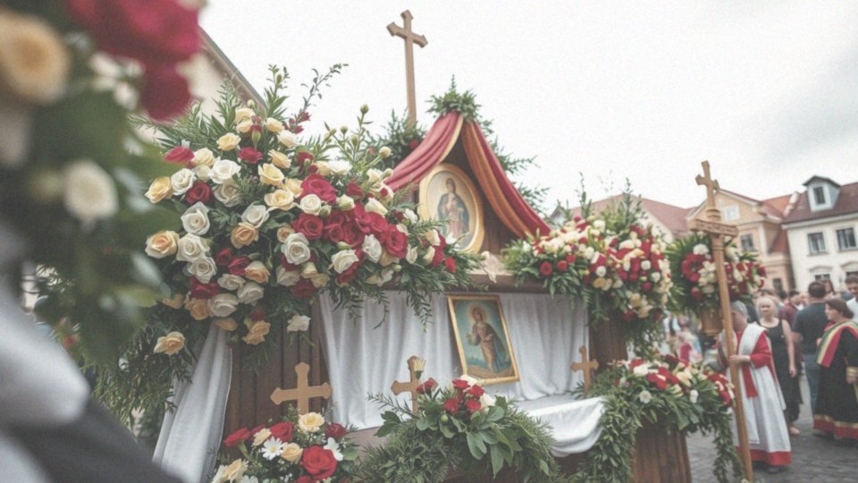 W jaki sposób ołtarze wpływają na dekoracje w czasie Bożego Ciała?