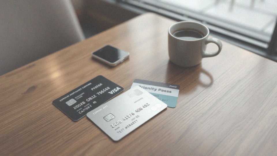 Jakie karty kredytowe oferują Priority Pass?