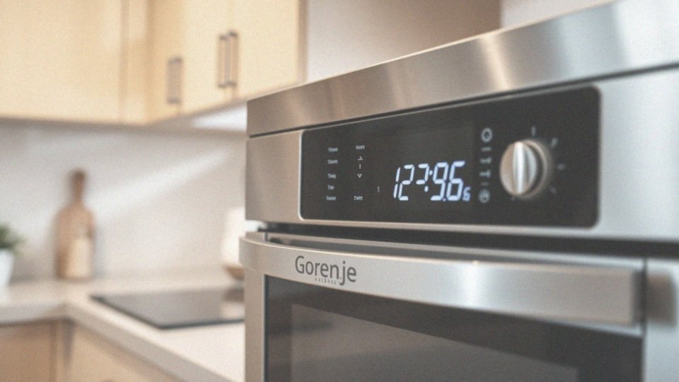 Jakie są funkcje zegara dygitalnego w kuchence Gorenje?