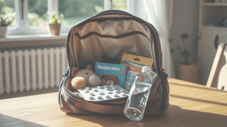 Kiedy należy podać tabletki na chorobę lokomocyjną dzieciom?