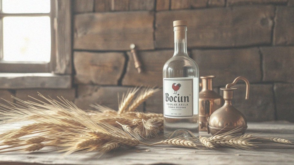 Jakie składniki są używane w produkcji wódki Bocian?