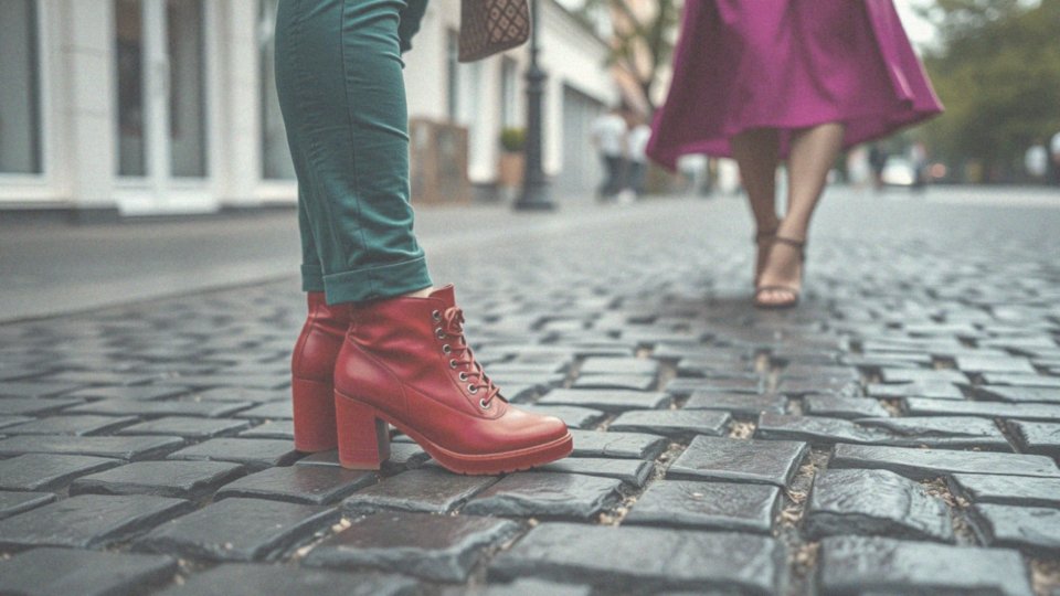 Jakie są trendy w stylizacji z czerwonymi butami?
